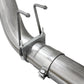 aFe Atlas Exhausts 5in DPF-Back Aluminized Steel Exhaust System 2015 Ford Diesel V8 6.7L (td) No Tip