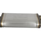 aFe MACHForce XP SS Muffler 3in Center Inlet / 2.5in Dual Outlets 18in L x 9in W x4in H Body