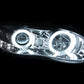 ANZO 1998-2002 Chevrolet Camaro Projector Headlights w/ Halo Chrome