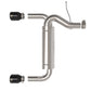 aFe Vulcan 3in 304 SS Axle-Back Exhaust 2021 Ford Bronco L4-2.3L (t)/V6-2.7L (tt) w/ Black Tips