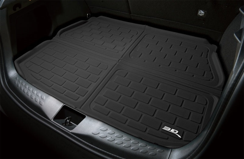 3D MAXpider 13-18 Hyundai Santa Fe 6 & 7 Seats Behind 2nd Row Stowable Kagu Cargo Liner - Black