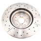 DBA 05-08 Legacy GT Front Drilled & Slotted Street Series Rotor