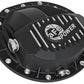 AFE Rear Differential Cover Black w/Machined Fins Nissan Titan XD 16-19 - w/Oil