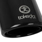 aFe Takeda 304 Stainless Steel Clamp-On Exhaust Tip 2.5in.Inlet / 4in Outlet - Black