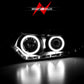 ANZO 2009-2012 Acura Tsx Projector Headlights w/ Halo Black (CCFL) (HID Compatible)