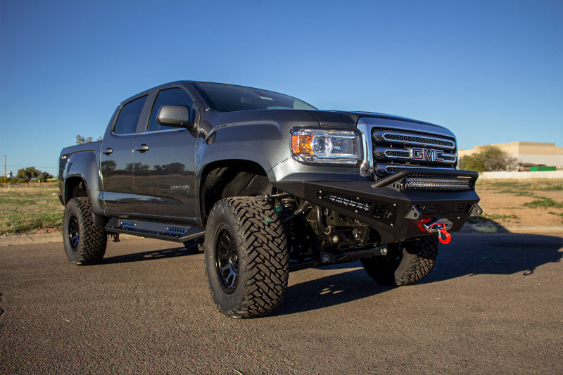 Addictive Desert Designs 15-18 Chevy Colorado HoneyBadger Front Bumper w/ Winch Mount