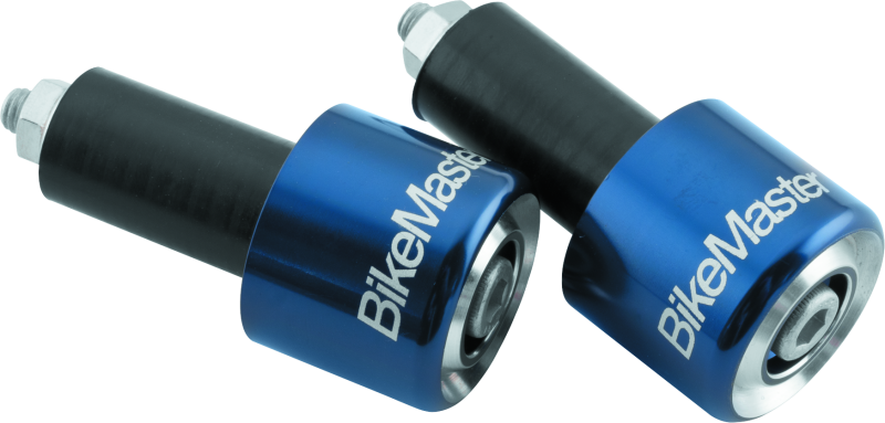 BikeMaster Anodized Aluminum Barend Pair - Blue