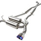 aFe Takeda 2-1/2in 304SS Cat-Back Exhaust Infiniti G37 08-13/Q60 14-15 V6-3.7 w/ Blue Flame Tips