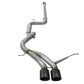 aFe Takeda 3in SS Exhaust Cat-Back 13-16 Ford Focus ST 2.0L Black Tips