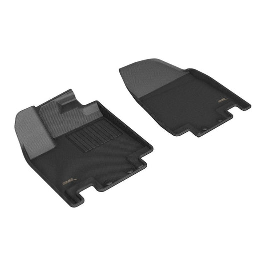 3D MAXpider 22-23 Infiniti QX60 7 Seat Kagu Black Floormat- Row 1