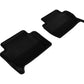 3D MAXpider 2007-2015 Audi Q7 Kagu 2nd Row Floormats - Black