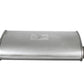 aFe Scorpion Replacement Alum Steel Muffler Double Layer 2-1/2in In/Out Center/Offset 18inL x9inW