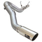 aFe MACHForce XP Exhaust Large Bore 5in DPF-Back Alu. 13-15 Dodge Trucks L6-6.7L (td) *Polish Tip