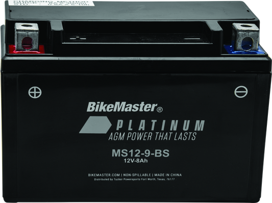 BikeMaster AGM Battery - MS12-9-BS