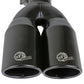 MACH Force-Xp 409 Stainless Steel Clamp-on Exhaust Tip 2.5in Inlet 3.5in Outlet - Black