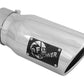 aFe MACH Force-Xp 3in Inlet x 4in Outlet x 9in Length 304 Stainless Steel Exhaust Tip Polished