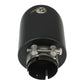 aFe Takeda 304 SS Clamp-On Exhaust Tip 2.5in. Inlet / 4.5in. Outlet / 7in. L - Black