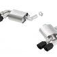 Borla 16-18 Chevy Camaro V8 SS AT/MT ATAK Rear Section Exhaust w/o Dual Mode Valves Ceramic Black