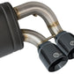 aFe 16-18 BMW M2 L6-3.0L MACH Force-Xp 3in to 2.5in 304 SS Cat-Back Exhaust System-Quad Black Tips