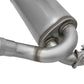 aFe Rebel Series 2.5in 409 SS Axle-Back Exhaust w/Polished Tips 07+ Jeep Wrangler (JK) V6 3.6L/3.8L