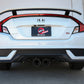 aFe Takeda 2.5in 304SS Cat-Back Exhaust System 17-20 Honda Civic SI Coupe L4-1.5L (t) - Polished Tip