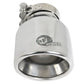 aFe MACH Force-Xp 304 SS Clamp-On Exhaust Tip 2.5in. Inlet / 4in. Outlet / 6in. L - Polished