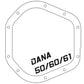 afe Front Differential Cover (Raw; Street Series); Ford Diesel Trucks 94.5-14 V8-7.3/6.0/6.4/6.7L