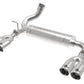 aFe Vulcan Series 2.5in 304 SS Axle-Back Exhaust Polished 07-18 Jeep Wrangler (JK) V6-3.6/3.8L