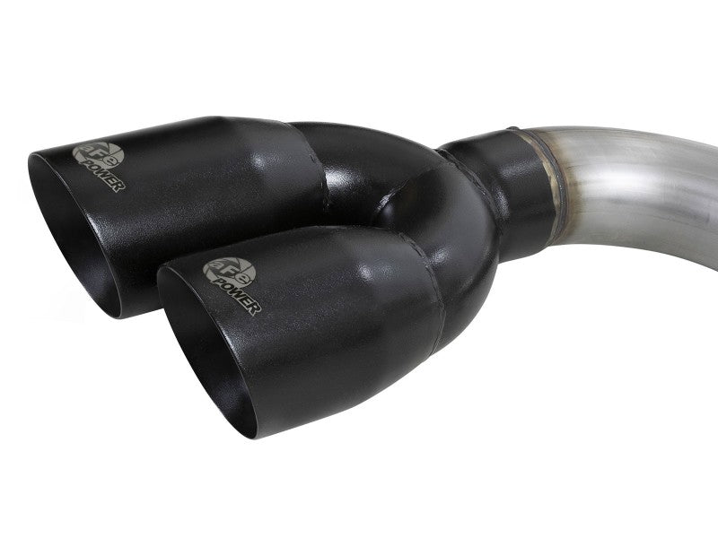 aFe Rebel XD Series 3in 304SS DPF-Back 20-21 GM Trucks L6-3.0L (td) LM2 - Dual Black Tip