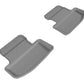 3D MAXpider 2015-2020 Ford Mustang Kagu 2nd Row Floormats - Gray