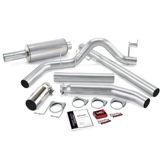 Banks Power 02 Dodge 5.9L Std Cab Git-Kit - SS Single Exhaust w/ Chrome Tip