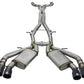 aFe MACHForce XP 3in 304 SS Cat-Back Dual Exhaust w/ Black Tips 16-17 Chevy Camaro SS V8-6.2L