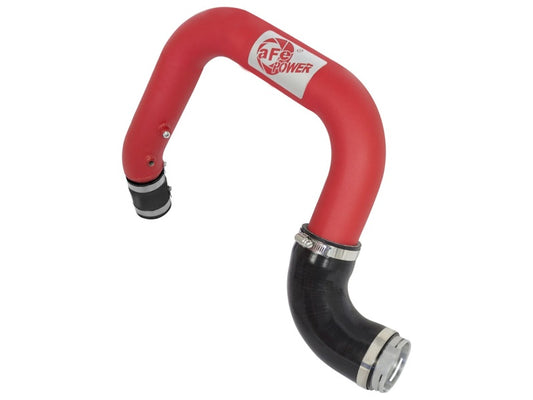 aFe BladeRunner 2.5in Red IC Tube Hot Side w/ Coupling & Clamp Kit 2016 GM Colorado/Canyon 2.8L