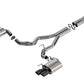 Borla 2024 Ford Mustang GT 5.0L V8 w/ Active Exhaust ATAK Cat-Back Exhaust System - Black Chrome