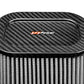 aFe MagnumFLOW Pro Dry S Air Filter (7.5x5.5in) F x (9x7in) B x (5.75x3.75in) T (Carbon) x 10in H