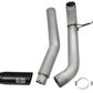 aFe Atlas Exhaust 5in DPF-Back Al Steel 2016 Nissan Titan XD V8-5.0L Black Tip