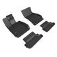 3D Maxpider 18-23 BMW 8 Series Kagu Floor Mat- Black R1 R2