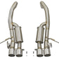 aFe MACHForce XP 3in-2 1/2in Axle Back 304SS Exhaust w/ Polished Tips 15-17 Chevy Corvette Z06