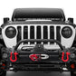 Bushwacker 18-22 Jeep Wrangler 2/4dr / 20-22 Jeep Gladiator Trail Armor Hood Armor (3pc) - Tex. Blk