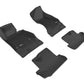 3D MAXpider 16-20 Chevrolet Camaro Kagu 1st & 2nd Row Floormats - Black