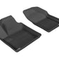 3D MAXpider 2007-2010 Chrysler Sebring Sedan Kagu 1st Row Floormat - Black