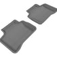 3D MAXpider 20092015 Mercedes-Benz GLK-Class X204 Kagu 2nd Row Floormats - Gray