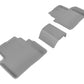 3D MAXpider 2016-2020 Honda Civic Kagu 2nd Row Floormats - Gray