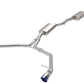 afe MACH Force-Xp 13-16 Audi Allroad L4 SS Cat-Back Exhaust w/ Blue Flame Tips