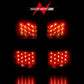 ANZO 2000-2006 Chevrolet Suburban LED Taillights Red/Clear