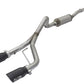 aFe Rebel Series CB 2.5in Dual Center Exit SS Exhaust w/ Black Tips 07-15 Jeep Wrangler 3.6L/3.8L V6