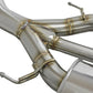 aFe POWER Takeda 2-1/2in to 2-1/4in 304SS Catback Dual-Exit Exhaust 17+ Honda Civic Type R w/CF Tips