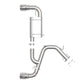 aFe Hyundai Veloster N 21-22 L4-2.0L (t) Takeda Axle-Back Exhaust System- Polished Tips