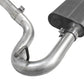 aFe Scorpion Exhaust System Cat Back 2.5in Aluminized Hi-Tuck 07-18 Jeep Wrangler JK V6 3.6/3.8L