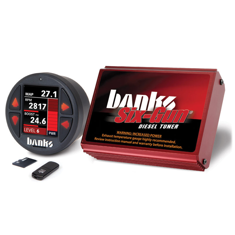 Banks 04-05 Chevy/GMC 2500/3500 6.6L LLY Six-Gun Diesel Tuner w/ iDash-1.8 DataMonster